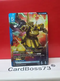 🔥 The-O Gundam Card Game . Steel Requiem GD03-002 LR - Image 2
