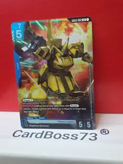 🔥 The-O Gundam Card Game . Steel Requiem GD03-002 LR - Image 3