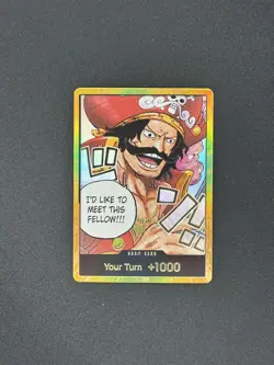 DON!! Card (Gol.D.Roger) (Gold) Carrying On His Will Foil - Image 1