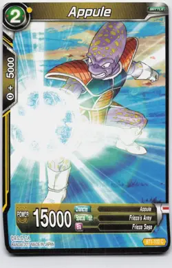 Dragon Ball Super Card Game Appule Galactic Battle BT1-102 Regular Common - Image 1