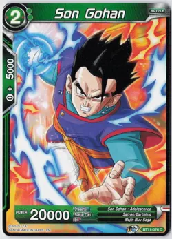 Dragon Ball Super Card Game Son Gohan Vermilion Bloodline BT11-076 - Image 1