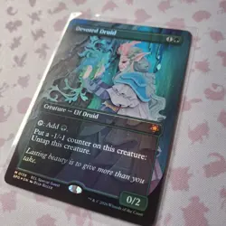 MTG Devoted Druid 138 FOIL Borderless Lorwyn Eclipsed Special Guests - NM - Image 3