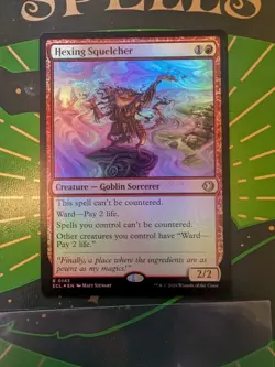MTG Hexing Squelcher Lorwyn Eclipsed Foil NM - Image 1