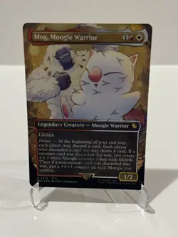 Mog, Moogle Warrior (Borderless) (Chocobo Track Foil) Final Fantasy Magic - 0476 - Image 1