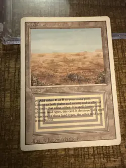 MTG Scrubland LP/MP Revised Dual Land In Great Shape - Image 2