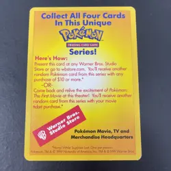 Catch Mew WOTC Movie Promo Pokemon Card Vintage - Image 2