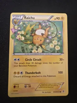 Pokemon Raichu RC9-32 Generations Radiant Collection Regular 90HP Stage 1 - Image 1