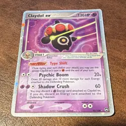 Pokemon Claydol EX Power Keepers Ultra Rare Holo 93/108 2007 - Image 1