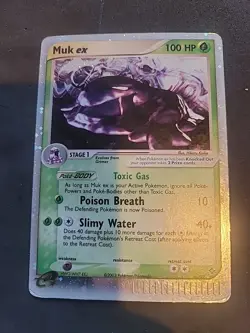 Pokemon TCG Muk EX 96/97 Dragon Holo Ultra Rare Card 2003 - Image 1