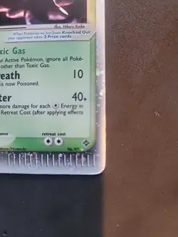 Pokemon TCG Muk EX 96/97 Dragon Holo Ultra Rare Card 2003 - Image 2