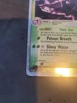 Pokemon TCG Muk EX 96/97 Dragon Holo Ultra Rare Card 2003 - Image 5