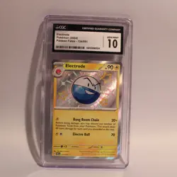 Pokemon CGC Gem Mint 10 Scarlet & Violet Paldean Fates Electrode 134/091 - Image 1