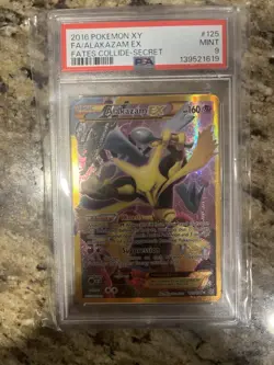 Pokemon Alakazam EX PSA 9 125/124 Full Art Secret XY Fates Collide - Image 2