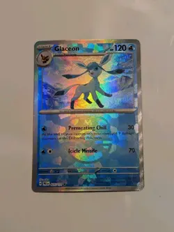 Glaceon 025/131 NM - Master Ball Holo - 2025 TCG Pokemon Prismatic Evolutions - Image 1