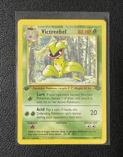 Pokemon TCG Victreebel Jungle 30/64 1st Edition Non Holo Rare NM - Image 1