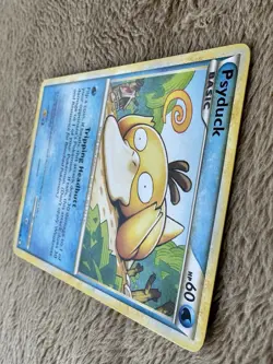2010 Pokemon TCG HGSS Triumphant Psyduck Regular Non-holo 74/102 LP/NM - Image 3