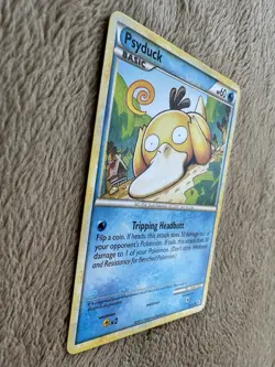 2010 Pokemon TCG HGSS Triumphant Psyduck Regular Non-holo 74/102 LP/NM - Image 4