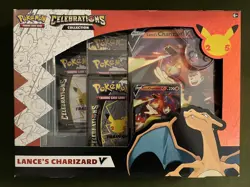 Pokemon TCG Celebrations Collection Lance's Charizard V Box NEW Factory Sealed 820650101625 - Image 1