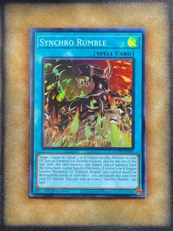 Yugioh Synchro Rumble AGOV-EN060 Super Rare 1st Ed NM - Image 1