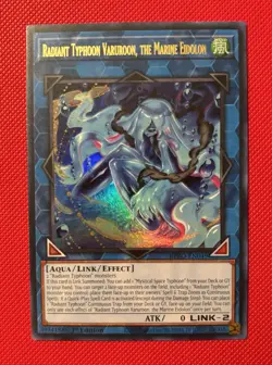 Yugioh! Radiant Typhoon Varuroon, the Marine Eidolon BPRO-EN049 Ultra Rare NM - Image 1