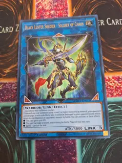 Yugioh Black Luster Soldier - Soldier of Chaos MAMA-EN073 Ultra 1st Edition NM - Image 1