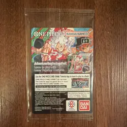 Bandai One Piece CCG Monkey.D.Luffy US Voyage Promo Full Art Holo #91000 - Image 2