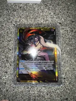 Crocodile OP14-120 SEC - THE AZURE SEA'S SEVEN English - Secret Rare - Image 1