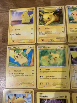 Pokemon Cards Pikachu Bundle X 12 Old Vintage Joblot Wotc Ex Series XY HGSS - Image 2