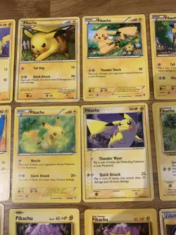 Pokemon Cards Pikachu Bundle X 12 Old Vintage Joblot Wotc Ex Series XY HGSS - Image 3