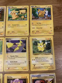 Pokemon Cards Pikachu Bundle X 12 Old Vintage Joblot Wotc Ex Series XY HGSS - Image 4