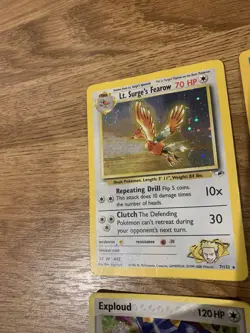 Pokemon Cards WOTC Holo & Ex series bundle X 8 Old Vintage Heavy Played - Image 2