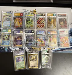 Pokemon Ace Graded Card Bundle 15x Cards SIR/ IR / Ex / Vintage! Sold As Seen - Image 1