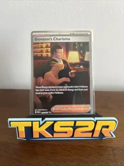 Giovanni’s Charisma 207/165 - SAR - SV 151 - Pokemon TCG - Full Art Trainer Card - Image 1