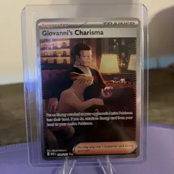 Giovanni’s Charisma 207/165 - SAR - SV 151 - Pokemon TCG - Full Art Trainer Card - Image 1