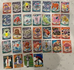 Pokemon Cards Topps Nintendo 1999 TV Animation Edition/1999 Movie Lot (58 Cards) - Image 1