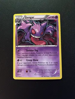 Gengar 60/162 holo Pokemon TCG Card (English, 2015) - Image 2