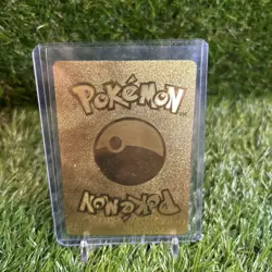 Pokemon Charizard Gold Foil Fan Art Collector Card - 4/102 - 120 HP - Image 2