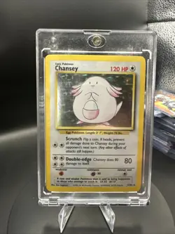 Chansey 3/102 Holo 1999 WOTC Pokemon TCG Base Set Unlimited Rare Card - Image 1