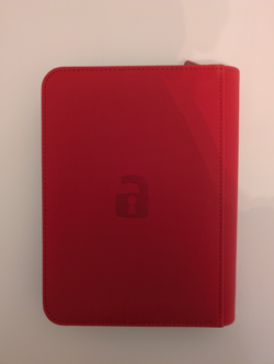 Vault X Fire Red 4-Pocket Exo-Tec Zip Binder - 160 Cards - Image 2