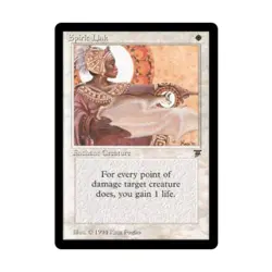 WOTC MtG Legends Spirit Link (U) VG - Image 1