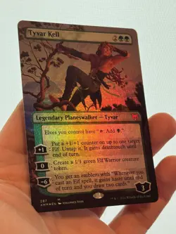 1X FOIL Tyvar Kell BORDERLESS MINT MTG Magic KHM Kaldheim Mythic Elf Elves EDH - Image 3