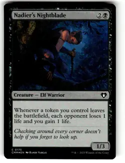FOIL Nadier's Nightblade Commander Masters Regular - Image 1