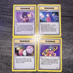 Sabrina's lot of 7 Gym Heroes Trainer Pokemon Card with Basic Pokemon - Image 2