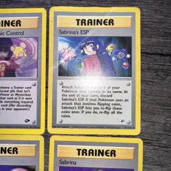 Sabrina's lot of 7 Gym Heroes Trainer Pokemon Card with Basic Pokemon - Image 5