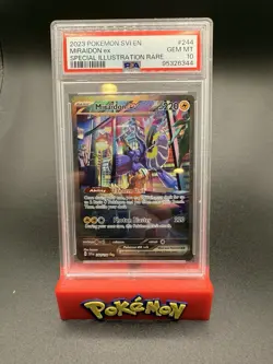 2023 POKEMON SVI EN-SCARLET & VIOLET #244 MIRAIDON EX PSA 10 - Image 1