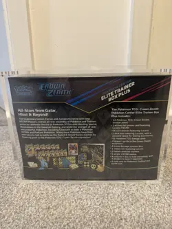 Pokemon TCG Crown Zenith Pokemon Center Elite Trainer Box Plus with acrylic case - Image 2