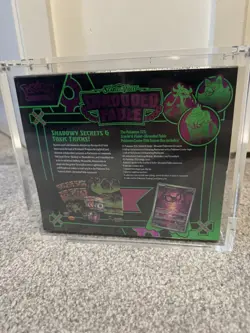Pokemon TCG Shrouded Fable ETB Pokemon Center Sealed with acrylic case - Image 2