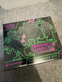 Pokemon TCG Shrouded Fable ETB Pokemon Center Sealed with acrylic case - Image 4