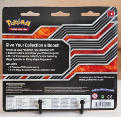 Pokemon TCG XY Ancient Origins 3 Booster Pack Blister Tyranitar Pin Art SEALED - Image 2