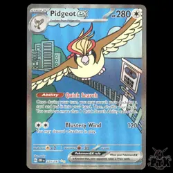 Pidgeot ex 225/197 SV03: Obsidian Flames NM Pokemon - Image 1